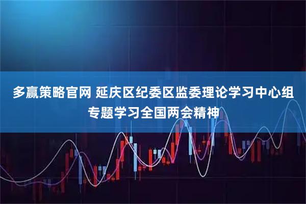 多赢策略官网 延庆区纪委区监委理论学习中心组专题学习全国两会精神